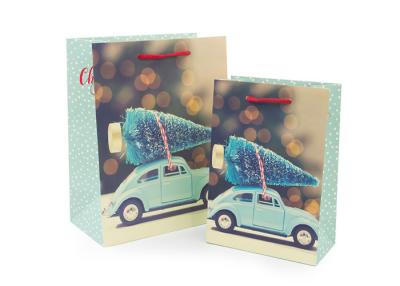 China Promotional Unique Luxury Christmas Packaging With Car Pattern Printed for sale
