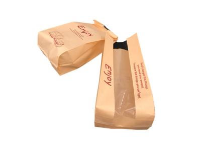 China Greaseproof Custom Food Packaging Bags With Window Recyclable Feature for sale