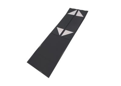 China Caixa de papel dobrável excelente do retângulo preto para a laminação do resíduo metálico do partido à venda