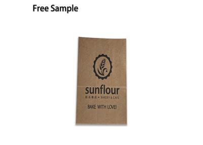 China Kraft Paper Offset Printing Bakery Packaging Bags For Food for sale