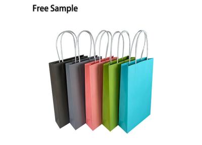 China Sustainable C2S CMYK 350g Present Paper Bag With Handle for sale