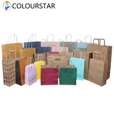 China Offset Pantone CMYK Foldable Present Paper Bag 350g With Handles for sale