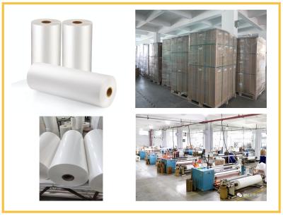 China High Gloss BOPP Based Thermal Lamination Film 43 Micron Double Side Treatment for sale