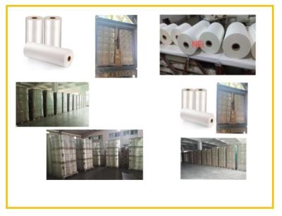 China High Glossy PET Thermal Lamination Film 22mic Thickness For Laminating Paper And Cardboard for sale