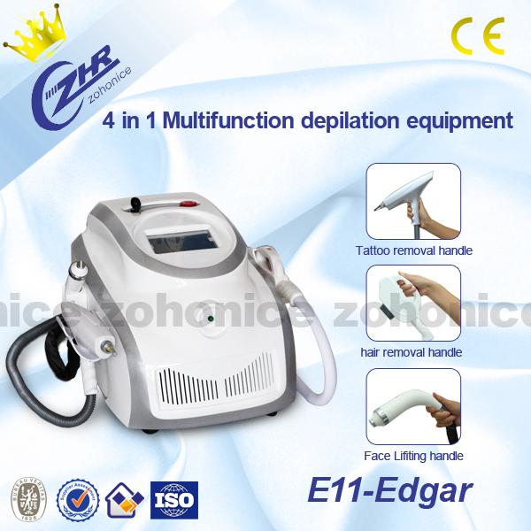 1064nm / 532nm E-light IPL RF Mini For Skin Care With 8.4'' Color Touching Screen