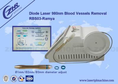 China Remoção das veias varicosas do laser do diodo do laser 980nm do diodo da remoção dos vasos sanguíneos à venda