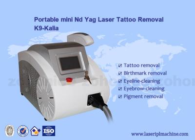 China Q-switched ND Yag Laser Tattoo Removal Machine Portable For Skin Pigment for sale