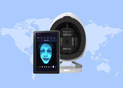 China Dispositivo de análisis de piel 3D / prueba de piel Inteligencia artificial 8 en 1 en venta