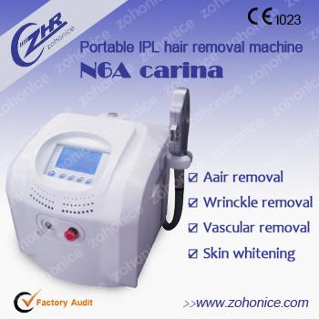 China Portable IPL Hair Removal Machines / Skin Rejuvenation Machine For Hair Treatment for sale