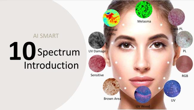 Key features of skin analysis machine