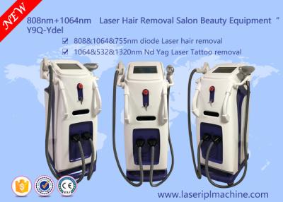 China a máquina da remoção do laser do cabelo do diodo 808nm/Q - comute a remoção da tatuagem do laser do Nd Yag à venda
