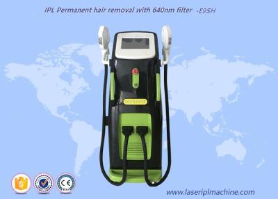 China 2 In 1 Permanent IPL Laser Hair Removal Machine Shr Beauty Equipment E9sh for sale