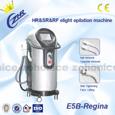 China Vertical E-light IPL RF , Wrinkle / Hair Removal Salon Machine for sale