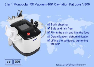 China 6 In 1 Monopolar Vacuum 40k Cavitation Machine for sale