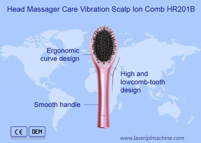 China Pente principal do crescimento do cabelo do OEM do íon do escalpe da vibração do cuidado da massagem à venda