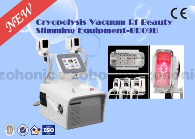 China 5M RF frequency RF Red Light Laser Body Slimming Machine Cryo Therapy Vacuum Two Handles 92*75.5*44CM for sale