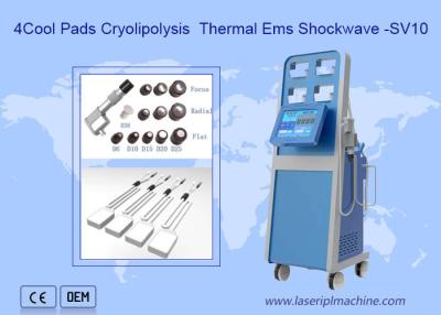 China Body 2 In 1 Cryolipolysis Slimming Machine Shockwave Therapy Cryo Therapy for sale