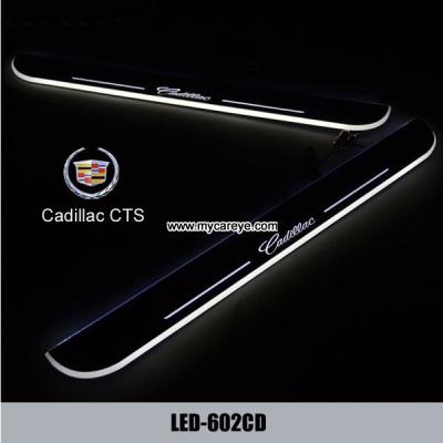 China  CTS Led Moving Door sill Scuff Dynamic Welcome Pedal Lights for sale