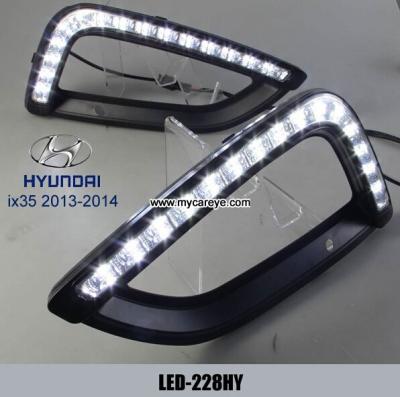 China Hyundai ix35 DRL LED daylight driving Lights car led light manufacturer for sale