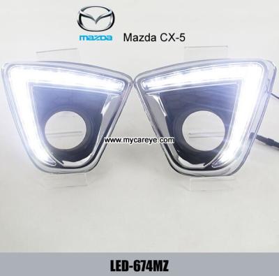China MAZDA CX5 CX-5 DRL LED Daytime Running Light Car driving lights daylight for sale