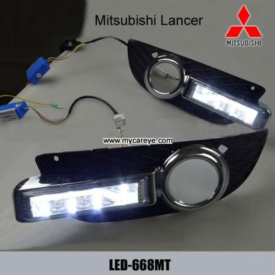China Mitsubishi Lancer DRL LED Daytime Running Lights car light manufacturer for sale