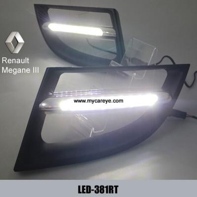 China Renault Megane III DRL LED Daytime Running Lights car light replacements for sale