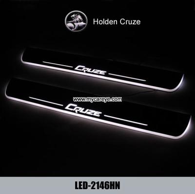 China Holden Cruze auto accessory LED moving door scuff led lights suppliers for sale