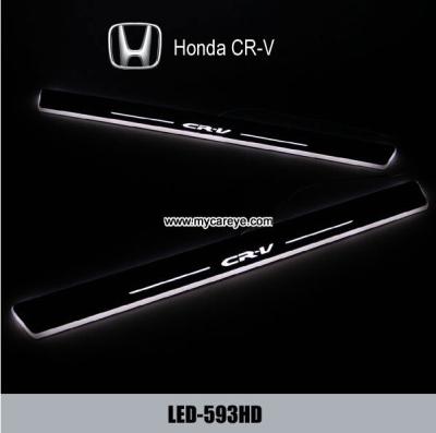 China LED door scuff plate lights for Honda CR-V door sill plate light sale for sale