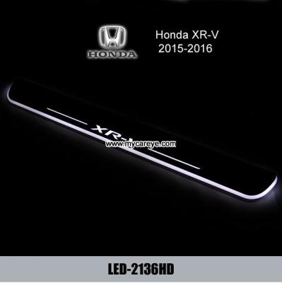 China Car Door sill scuff plate Guards threshold LED light For Honda XR-V for sale