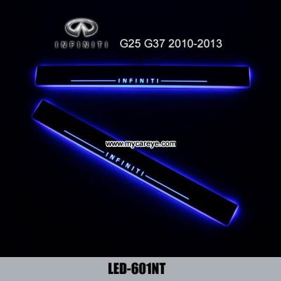 China Infiniti FX35 FX37 FX30 FX50 Led Moving Door sill Scuff Welcome Pedal Lights for sale
