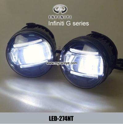 China Infiniti G series car front fog led lights car parts daytime running DRL for sale