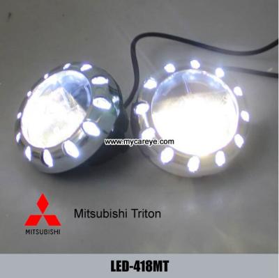 China Mitsubishi Triton car front fog lamp assembly LED daytime running lights DRL for sale