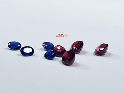 China Royal Blue Synthetic Gem Stone Ruby Sapphire Gems Te koop