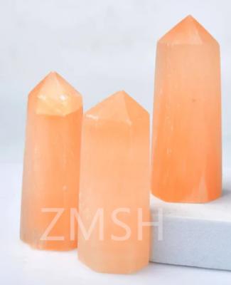 China Pedra preciosa de safira de laboratório de pêssego-laranja clara: fusão de elegância e inovação à venda
