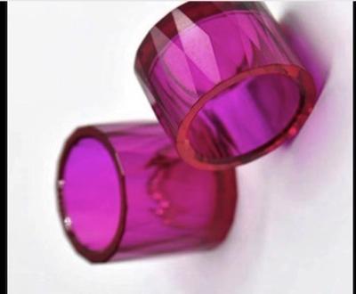 China 99.999％ Purity White Sapphire Ruby , Sapphire Crucible Cuvette Green Blue Yellow for sale