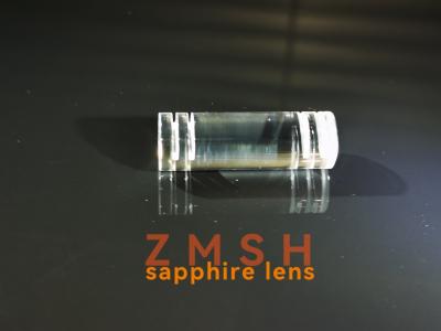 China Monocrystalline Al2O3 Sapphire Crylinder Rod Lens With Groove for sale