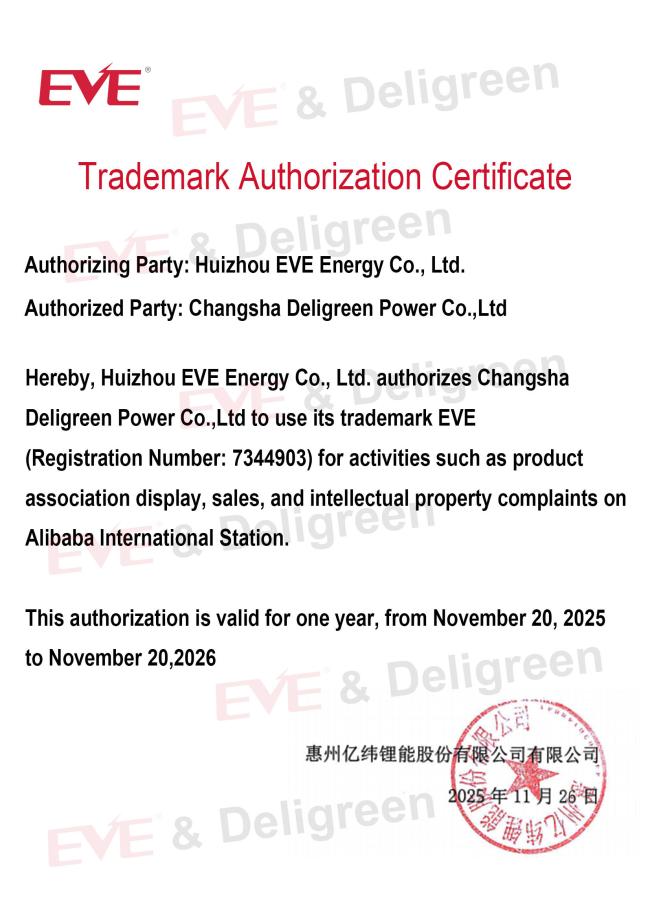 EVE authorized supplier certification