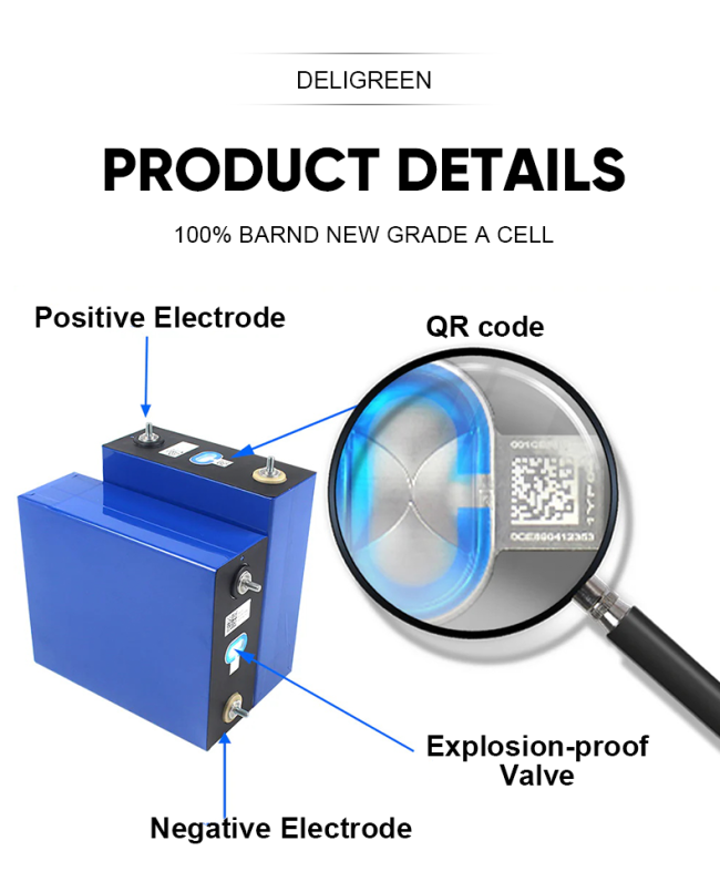 CATL 280Ah LiFePO4 battery cell technical diagram with specifications