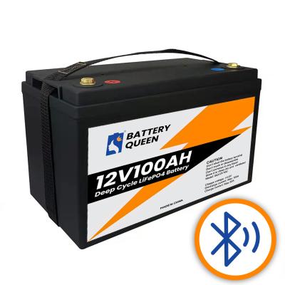 China Deligreen 12V 100ah Lead Acid Battery Lifepo4 Lithium Cell For Recreational Vehicle for sale