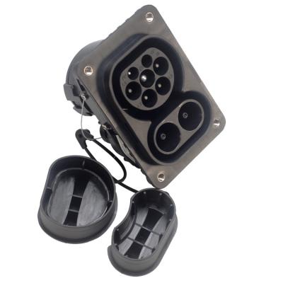 China Fast DC 125A 3200V Electric Car Charging Sockets for sale