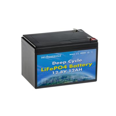 China Rechargeable 12.8V 12ah Bluetooth Lithium Battery For E Bike for sale