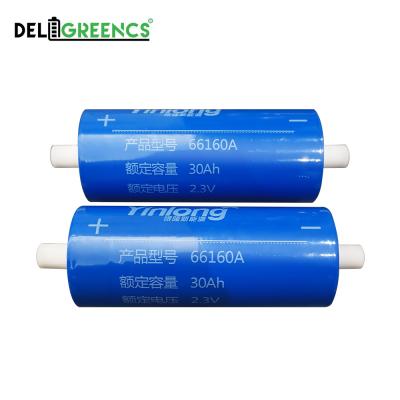 China 66160H 40ah Lithium Titanate Battery Yinlong LTO Cells For Car Audio for sale