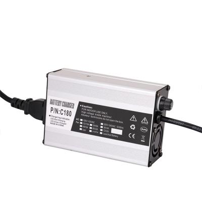 China LiFePO4 Battery Chargers 200-240VAC 12V 24V 36V 2A 5A 10A ETL FCC Certified for sale