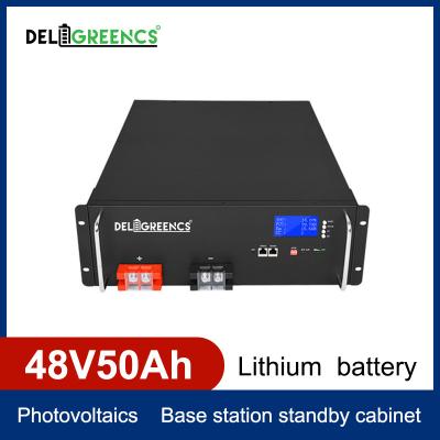 China 48V 50AH Lifepo4 Server Rack Battery For Household Solar Power Supply System for sale
