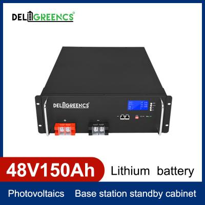 China 48V 150AH Lifepo4 Server Rack Battery For Handybrite Solar Wind Power Energy Storage for sale