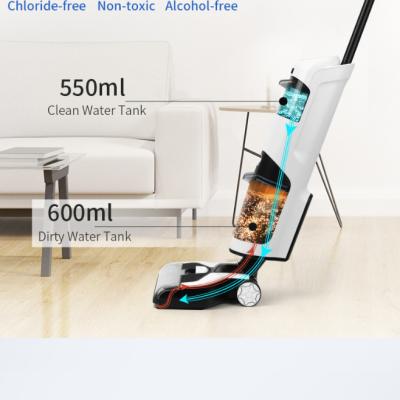China Cordless Wet Dry Floor Vacuum Cleaner Lightweight  Inside Lithium-Ion Battery for sale