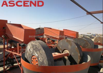 China Fábrica de tratamento molhada Sudão de Pan Round Mill For Gold da lavagem do ouro de Gold Mill Machine do moedor à venda