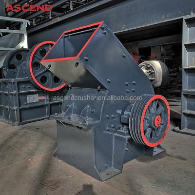 China 30-80 Ton Per Hour Crush Rock Hammer Portable Diesel Engine Crushing Machine With Feeder for sale