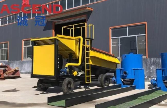 Gold Washing Plant mining machinery for alluvial placer ore with 100 200 tons per hour capacity