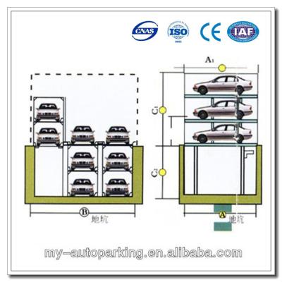 China Easy pit parking lift for sale